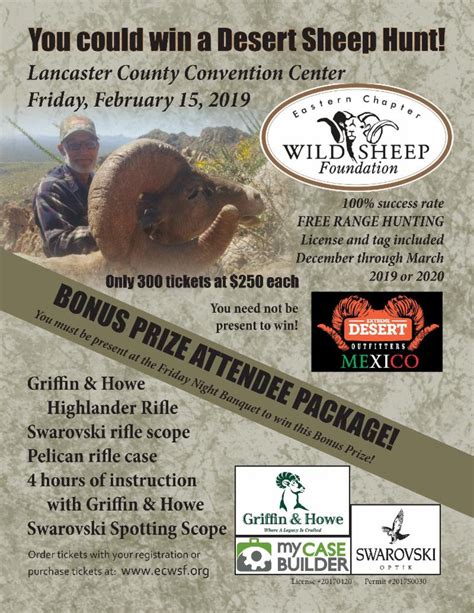 Desert Sheep Hunt Raffle