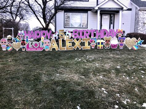 Yard Sign #111 LOL Surprise Birthday Sign - Balloon Boutique and Signs