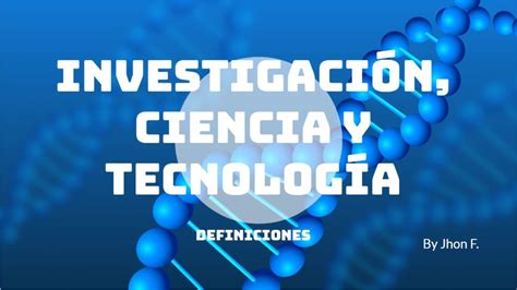 Clase 3u1 Investigación Ciencia Y Tecnología Youtube