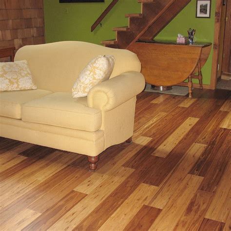 Shop Cali Bamboo Fossilized 5 12 In Mocha Eucalyptus Hardwood Flooring