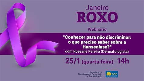 Janeiro Roxo Webn Rio Conhecer Para N O Discriminar O Que Preciso