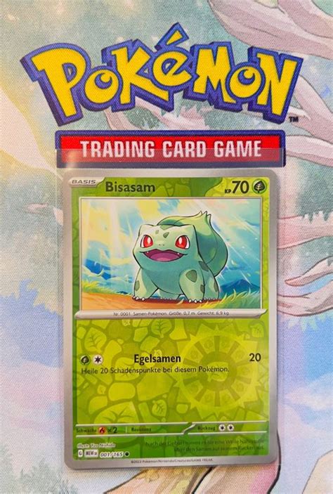 Bisasam Reverse Holo Deck 151 001165 Kaufen Auf Ricardo