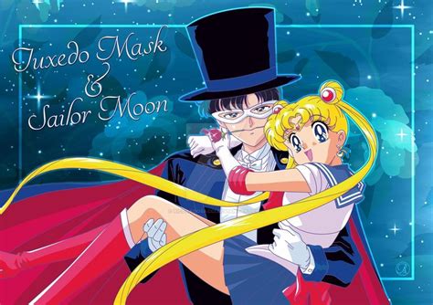 Tuxedo Kamen And Sailor Moon Blue Version By Riccardobacci On