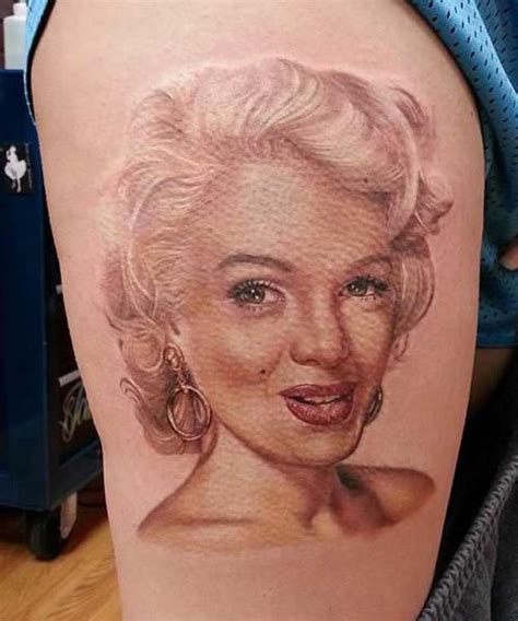 Marilyn Monroe With Tattoos