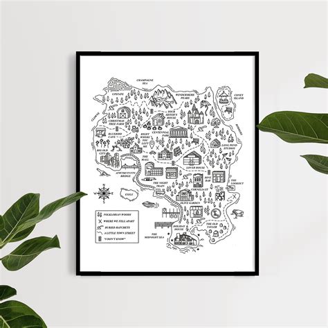 A Place In This World (Map) - Physical Print – ekelleydesign