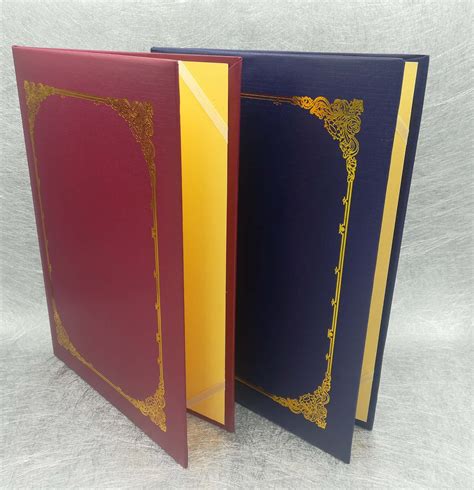 A4 Certificate Holder Hardcover With Sponge