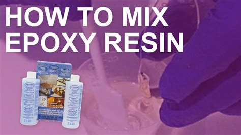 How To Mix Epoxy Resin For Resin Jewelry Making Youtube