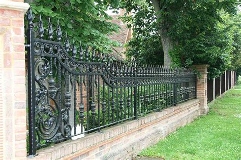 Modern Wrought Iron Fence Designs Decoomo