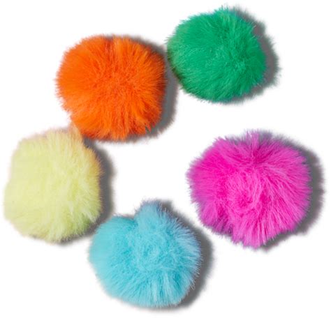 80s Neon Puff Ball 5 Pack Jibbitz™ Charms Crocs