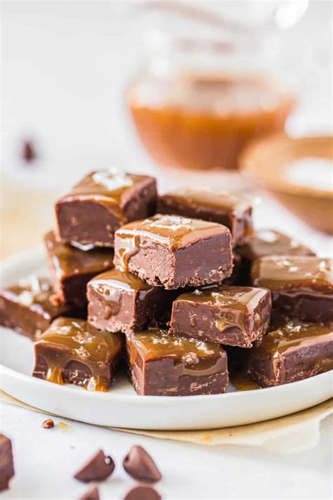 Salted Caramel Chocolate Fudge Recipe The Cookie Rookie