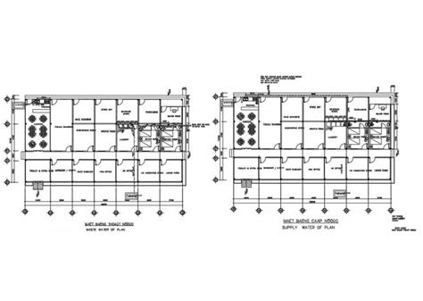 Industrial plant offices and residential facilities floor layout plan ...