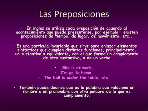 Preposiciones En InglÉs Clase Ppppttttt Ppt