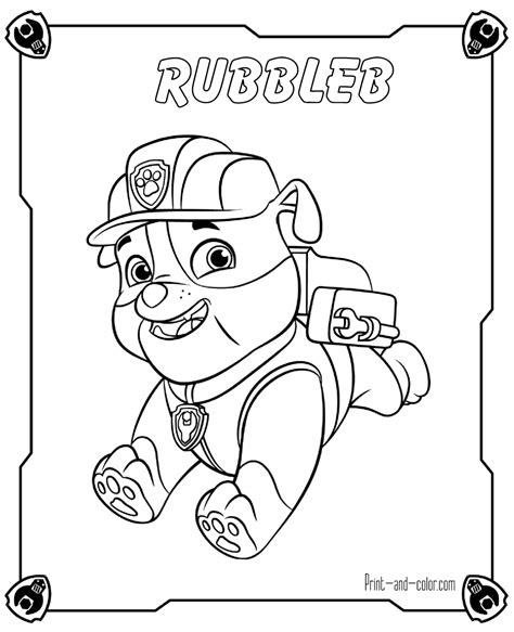 Paw Patrol coloring pages | Print and Color.com