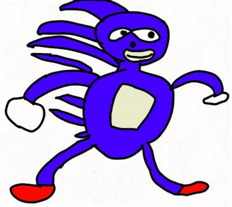 Sanic by Examan9 on DeviantArt