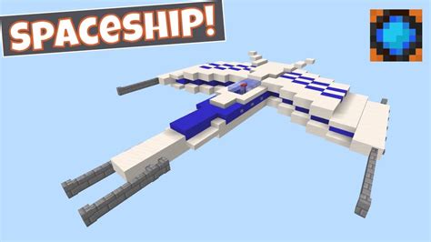 Minecraft Spaceship Tutorial How To Build A Star Fighter In