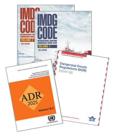 Iata Dgr Imo Imdg Adr Set Bestellen