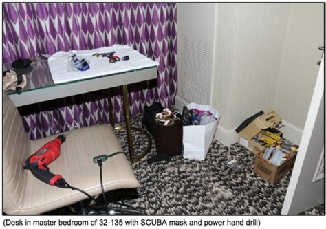 PHOTOS: Inside gunman Stephen Paddock's suite at Mandalay Bay