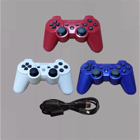 jual stik ps op warna  kabel charger shopee indonesia