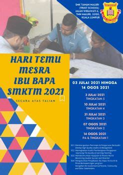 Buku Program Hari Temu Mesra Ibu Bapa SMK Taman Maluri 2021