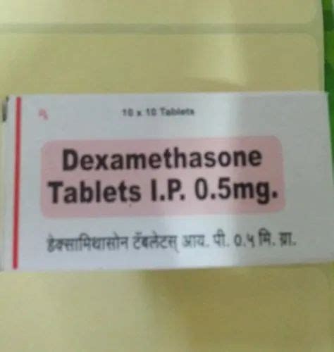 Generic Dexamethasone Tablet 05 Mg 10x10 Prescription At Rs 21