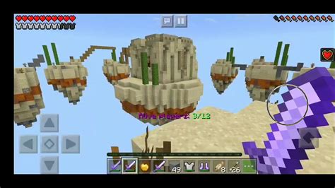 Minecraft Pe Skywars Part Cubecraft Youtube