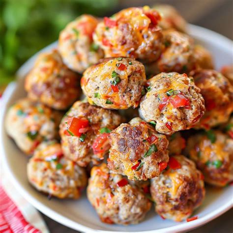 Rotel Cream Cheese Sausage Balls Spicy Creamy And Irresistibly