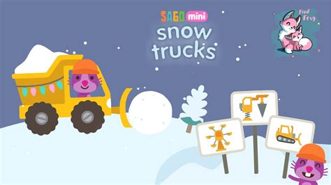 Sago Mini World Gamplay Snow Trucks Youtube