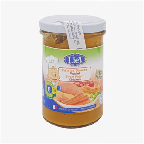 POT BEBE PATATE DOUCE POULET 200 GR LIEL