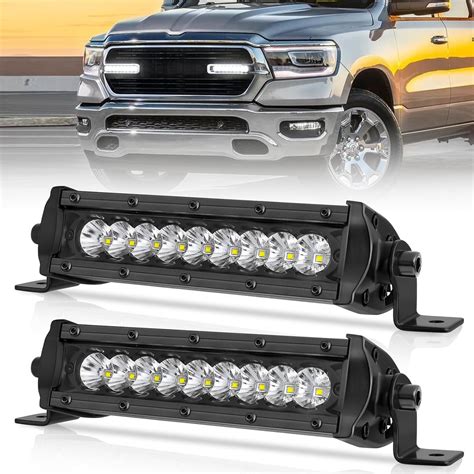 Amazon Offroadtown Inch Led Light Bar Pcs W Ultra Slim Led