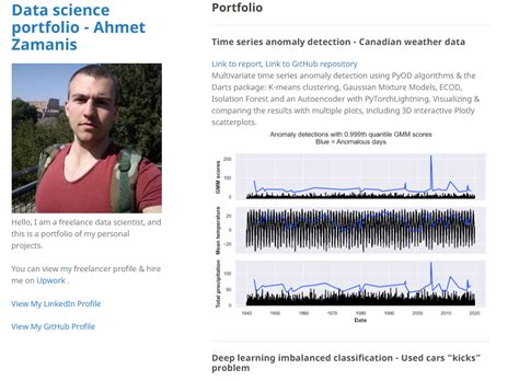 Data Science Portfolio GitHub Topics GitHub