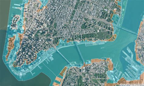 Map Of Manhattan Flood Zones United States Map