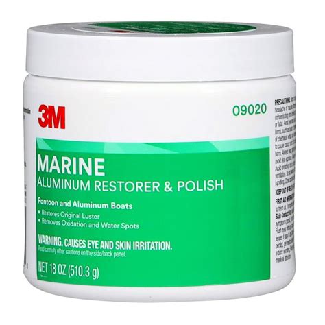 3m Marine Aluminum Restorer Polish And Wax 18 Oz Compound For Boat