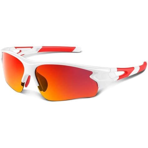 Lunette De Soleil Sport Polarisée Homme Femme Pour Velo Cyclisme Moto