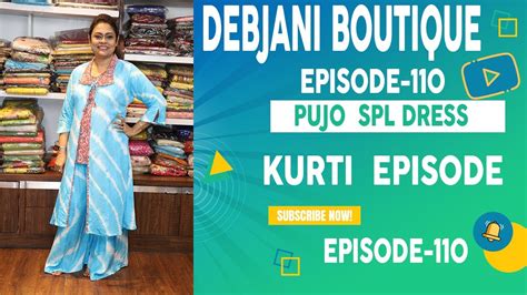 Debjani S Collection Boutique Pujo Special Dress Kurti Epi