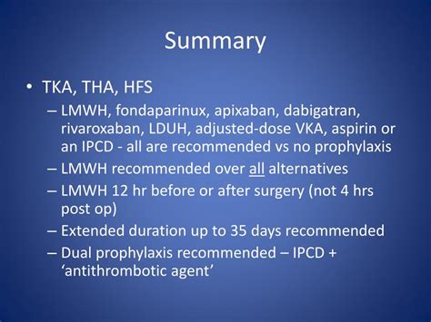 Ppt Dvt Prophylaxis In Orthopedic Patients Powerpoint Presentation Free Download Id 2670986