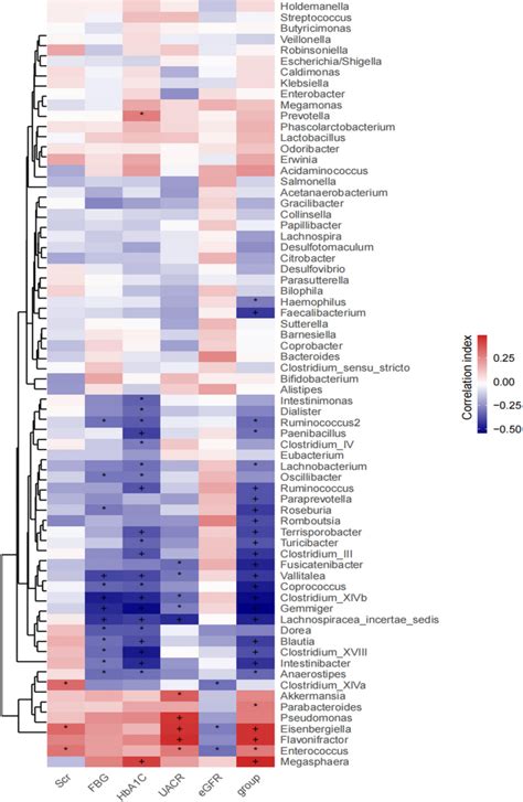 Heatmaps Showing Correlations Between Differentially Abundant