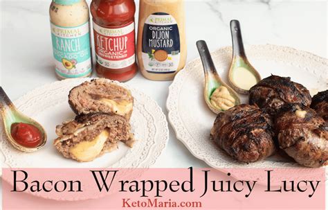 Bacon Wrapped Juicy Lucy - Maria Mind Body Health