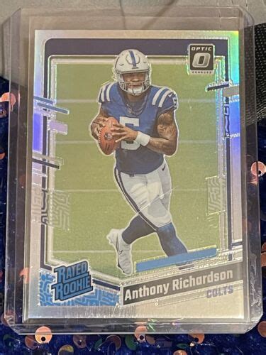 Panini Donruss Optic Anthony Richardson Silver Holo Rated Rookie