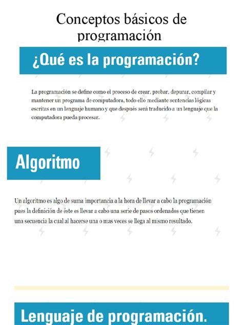 Conceptos Básicos De Programación Pdf