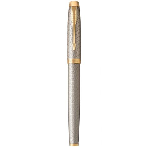 Parker Im Premium Warm Grey Gold Trim Rollerball Pen Rb Beste