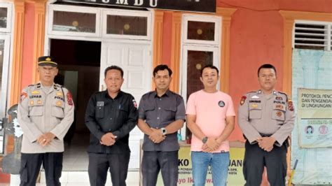 Polres Labuhanbatu Siaga Di KPU Dan Bawaslu Pastikan Kelancaran Pemilu