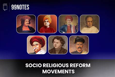 Socio Religious Reform Movements Before