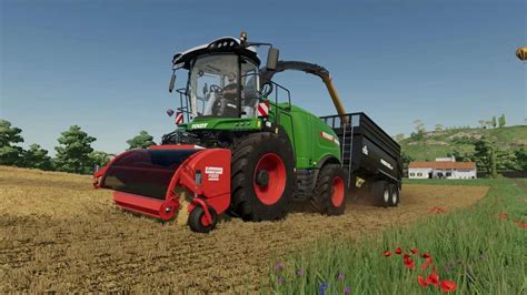 Ramasseur De Paille Pour Ensileuse FS22 V1 0 0 0 Mod FS25 Mods FS22