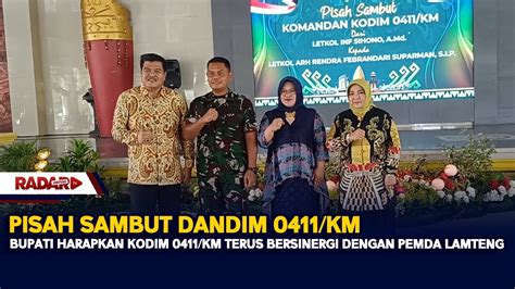 Pisah Sambut Dandim Km Bupati Harapkan Kodim Km Terus