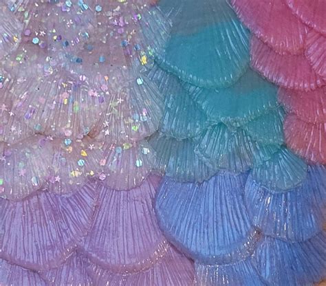 Silicone Mermaid Scales Mixed Sizes Etsy