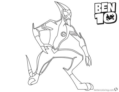 Ben 10 Accelerate Pages Coloring Pages