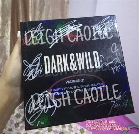 Signed Bts Dark And Wild Album Hobbies Toys Music Media Cds