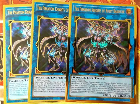 Yugioh The Phantom Knights Of Rusty Bardiche Gold MAGO 1st Near Mint