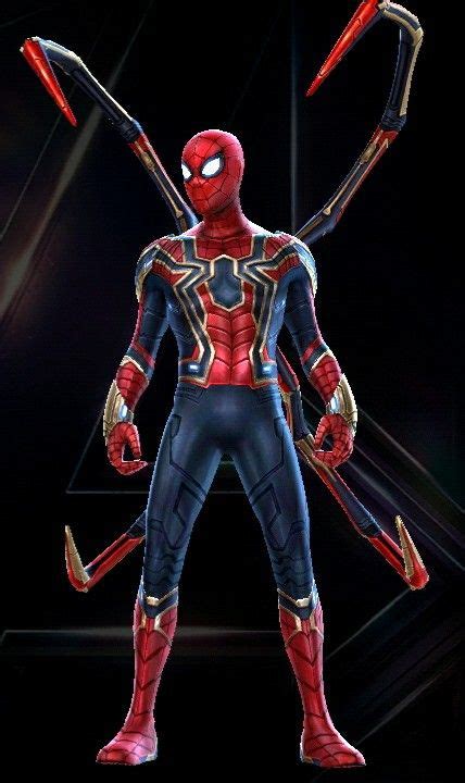 The Spider Man Is Standing With Two Swords In His Hands