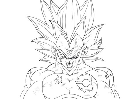 Goku And Vegeta Super Saiyan Coloring Pages